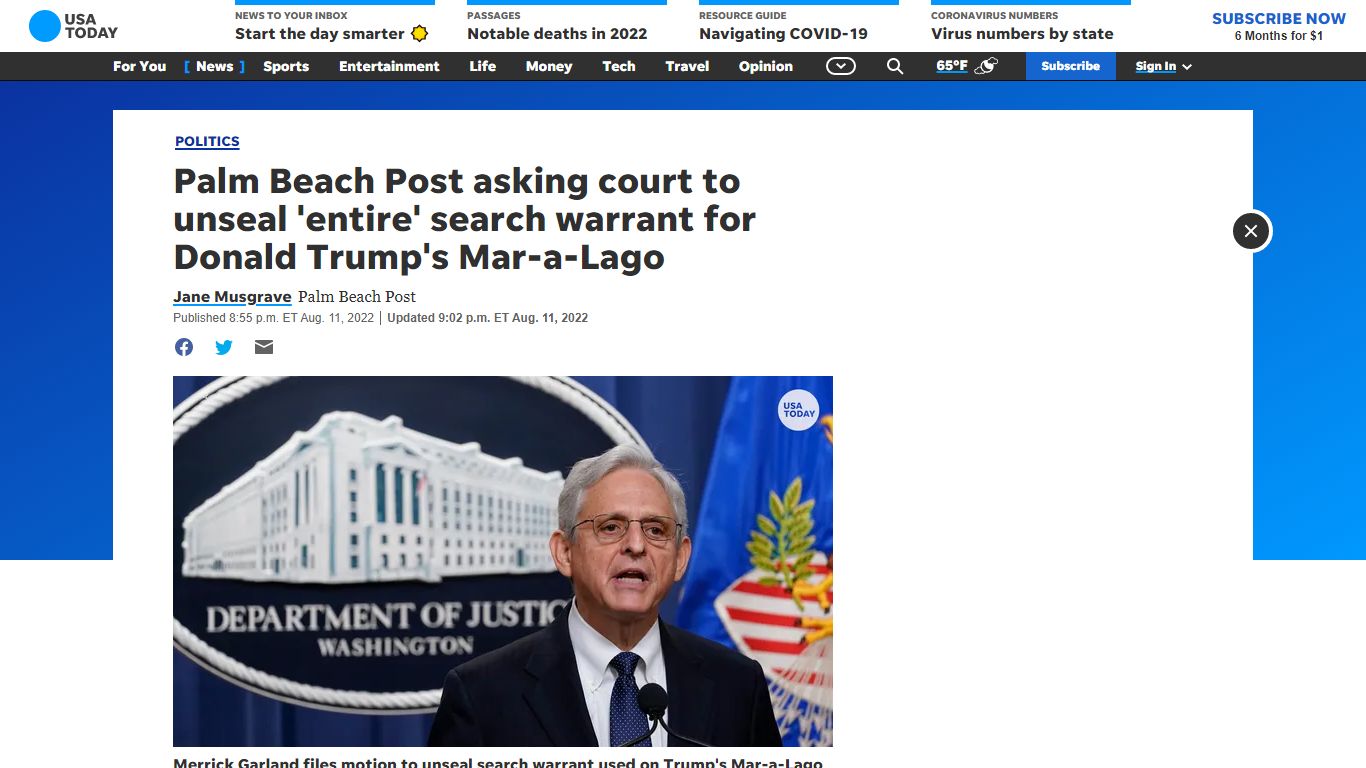 Mar-a-Lago search: Palm Beach Post files to make entire warrant public